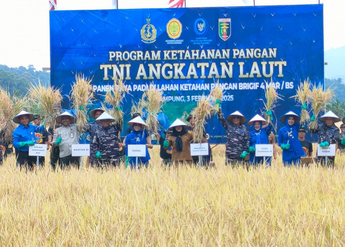 Kunjungan ke Lampung, KSAL Tegaskan TNI AL Mendukung Penuh Program MBG