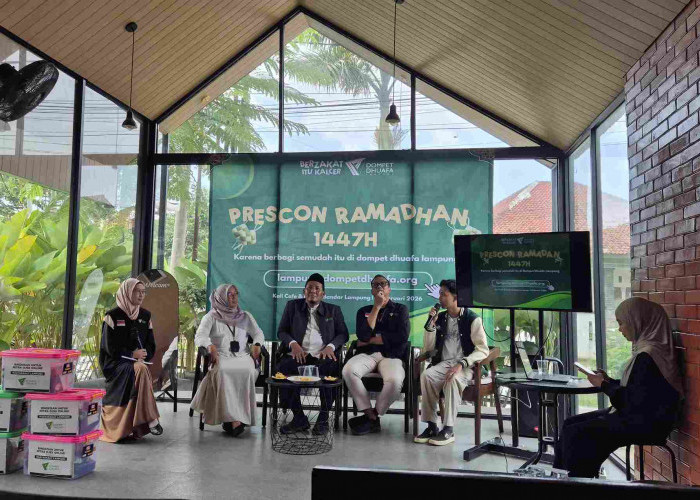 Dompet Dhuafa Lampung Gelar Press Conference Ramadan dengan Tajuk 