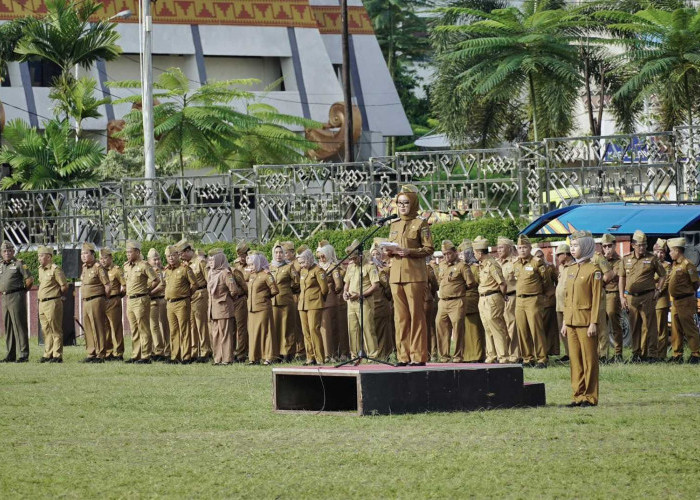 Pimpin Apel Perdana, Wagub Lampung Tegaskan Profesionalisme, Integritas, dan Kedisiplinan ASN