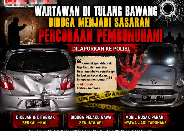 Wartawan di Tulang Bawang  Diduga Jadi Korban Percobaan Pembunuhan