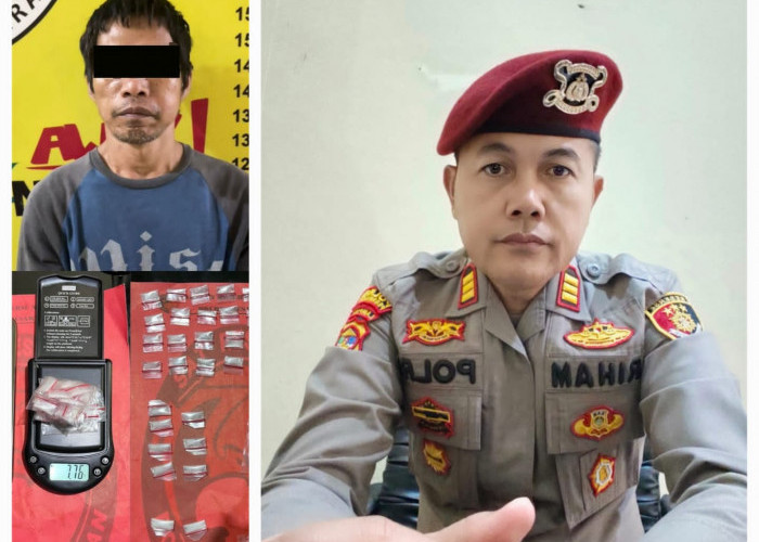 Satresnarkoba Polres Pesawaran Bongkar Peredaran Sabu, Amankan Barang Bukti 7,76 Gram