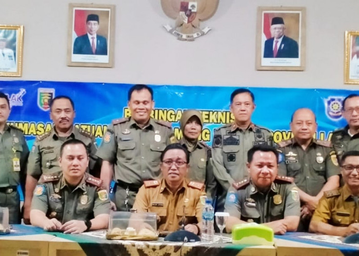 Satuan Polisi Pamong Praja Provinsi Lampung Gelar Bimbingan Teknis Kehumasan Tahun 2023