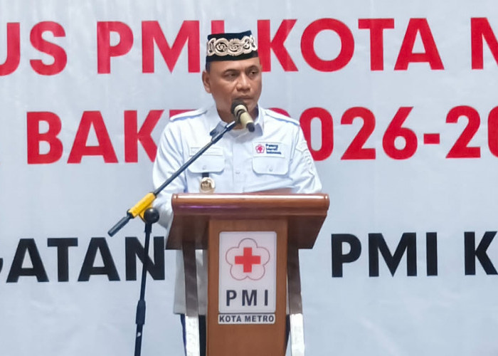 Wali Kota Metro Apresiasi Kemandirian PMI, Beli Tiga Kendaraan Rp 2,5 Miliar