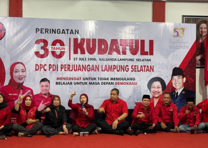 30 Tahun Kudatuli, Ketua DPC PDI-P Lampung Selatan Minta Kader Muda Tak Lupakan Sejarah Perjuangan