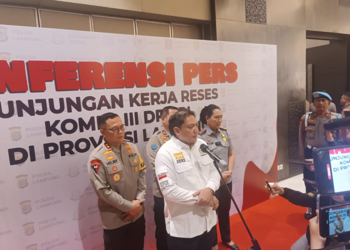 Kunker Reses Ke Lampung,Komisi III DPR RI Apresiasi Kejujuran Aiptu Supriyanto