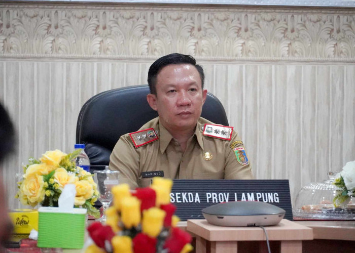 Sekdaprov Lampung, Marindo Ikuti Rakor Pengendalian Inflasi dengan Pemerintah Pusat