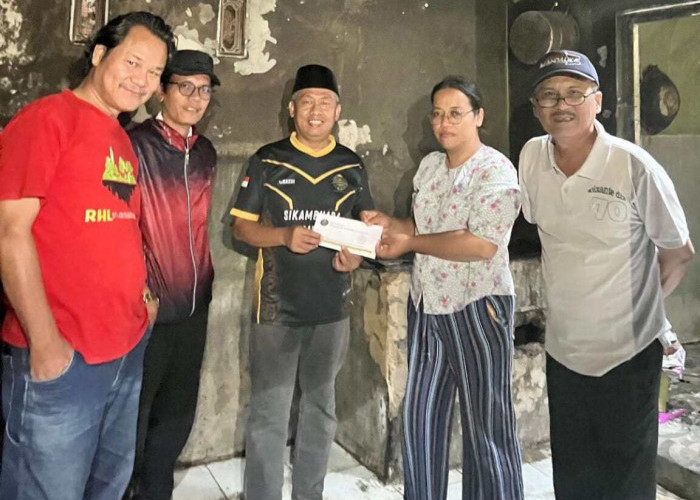 Sikambara Peduli Salurkan Bantuan untuk Korban Kebakaran di Way Dadi Baru