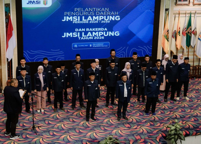 JMSI Lampung Resmi Dilantik, Siap Hadapi Tantangan Digitalisasi Hingga AI