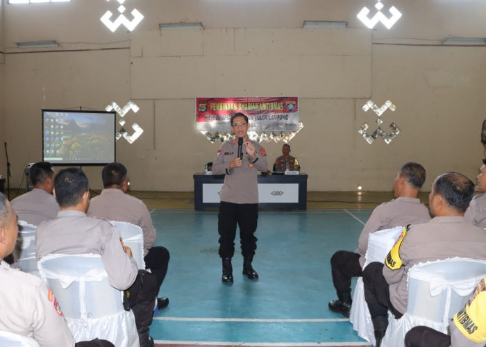 Bhabinkamtibmas Polres Lampung Utara Terima Pembinaan Dari Dit Binmas Polda Lampung