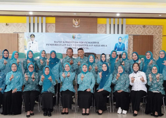Perkuat Sinergi, TP PKK Provinsi Lampung Siapkan Program Kolaboratif