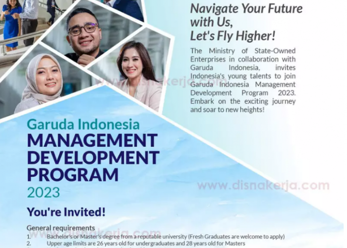 Garuda Indonesoa sedang membuka Management Development Program (MDP) 2023