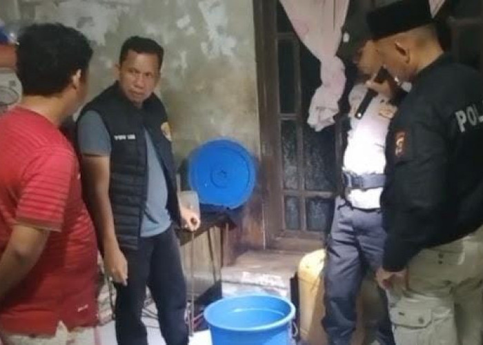 Operasi Pekat Krakatau, Polisi Sita Tuak Puluhan Liter di Metro Utara