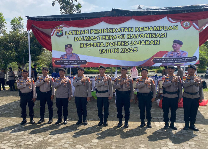 Kolaborasi Lima Polres, Polres Pesawaran Ikuti Simulasi Rayonisasi Pelatihan Dalmas Terpadu II di Pringsewu