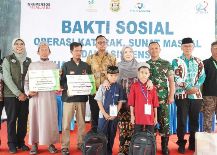 Pemkot Bandar Lampung Gandeng Kemensos, Gelar Sunatan Massal dan Operasi Katarak