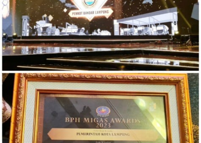 Pemkot Bandar Lampung Raih Penghargaan dalam Penganugerahan BPH Migas 2023