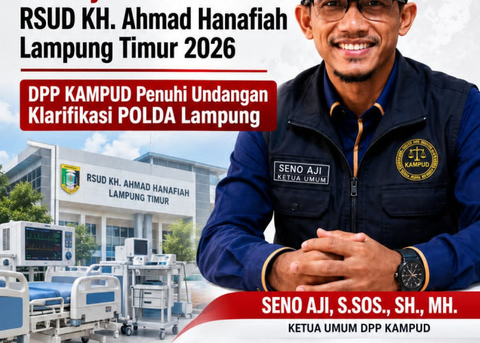 Polda Lampung Minta Keterangan KAMPUD soal Dugaan KKN 14 Paket Pengadaan Alkes RSUD Lampung Timur