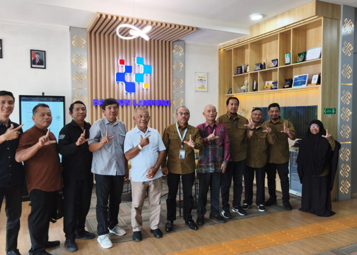 Saburai TV Grup Lakukan Kunjungan Silahturahmi ke Balai Monitor Lampung