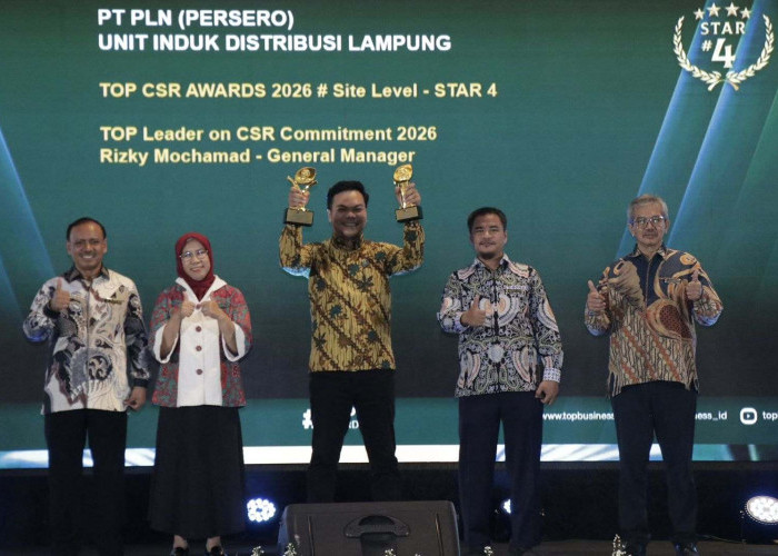 PLN UID Lampung Raih TOP CSR Awards 2026 STAR 4