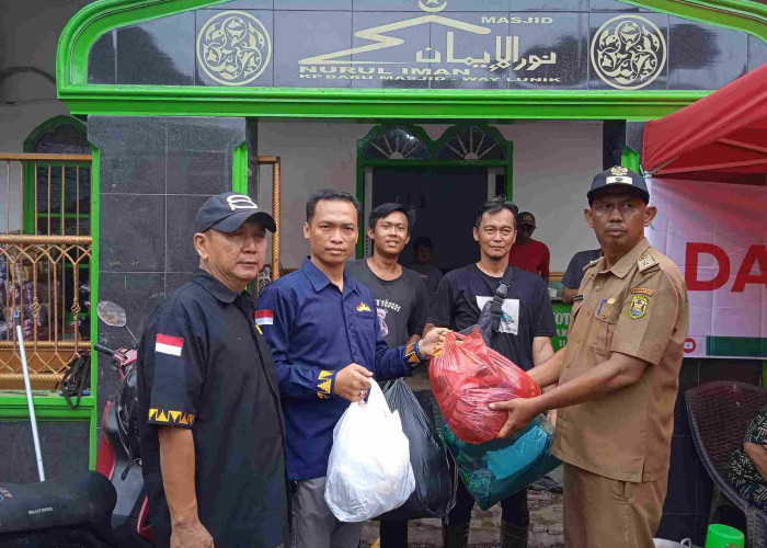 Penuhi Permintaan Warga, IWO Lampung Kembali Salurkan Bantuan Terdampak Banjir 