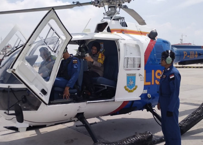 Polda Lampung Siagakan Dua Helikopter Untuk Pengamanan WSL Krui Pro 2024