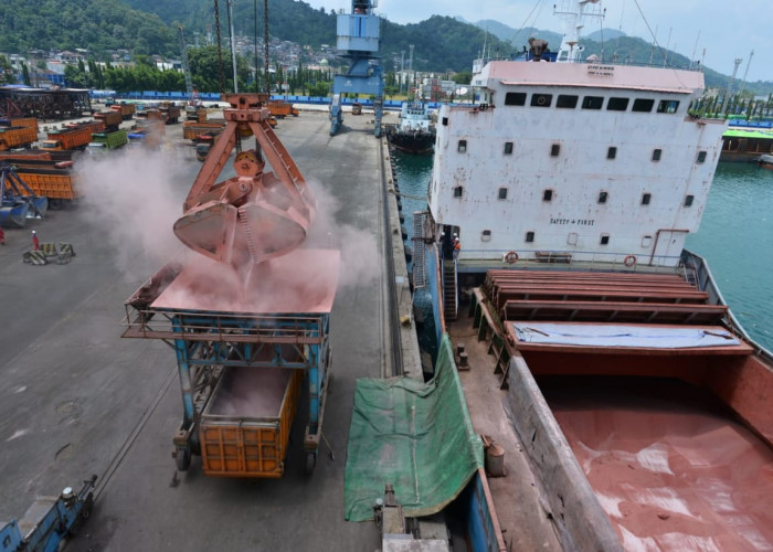 Bongkar Pupuk di Lampung, PTP Nonpetikemas Ambil Peran dalam Rantai Pasok Pertanian Nasional