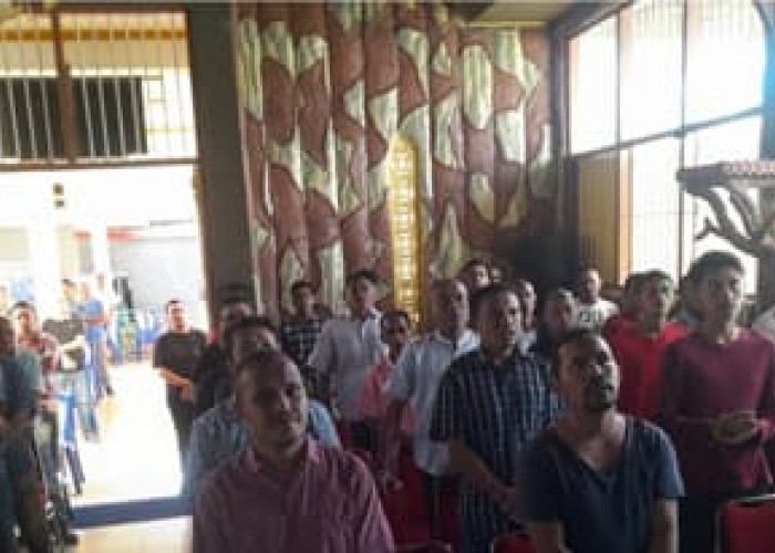 Dengan Penuh Sukacita, Warga Binaan Rutan Ambon Laksanakan Ibadah Kenaikan Yesus Kristus