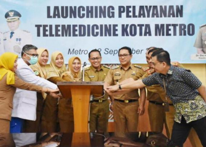 Pemkot Metro Launching Telemedicine, Tunjang Optimalisasi Layanan Masyarakat