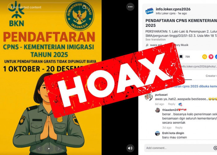 Hati-hati Penipuan, Pendaftaran CPNS 2025 di Kementerian Imigrasi Adalah Hoaks