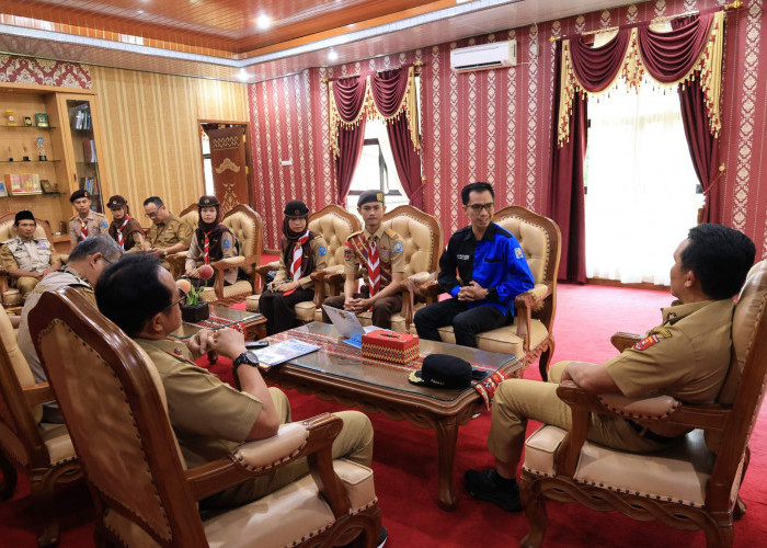 Parosil Terima Audiensi Bhakti Pramuka Unila, BPRU 2026 Siap Digelar di Lampung Barat