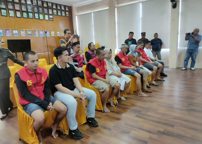 4 Tersangka Narkoba Yang Dibebaskan Kejari Tanggamus Jalani Rehab di Loka BNN Kalianda
