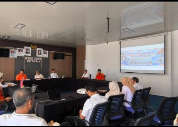 BPBD Way Kanan Sosialisasikan Penanggulangan Bencana di RSUD Zainal Abidin Pagar Alam