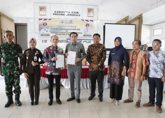 Gandeng BRI Kanca Manna, Pemkab Kaur Luncurkan Transaksi Non-Tunai Keuangan Desa