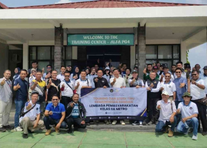 Lapas Metro Jajaki Budidaya Nanas untuk Pembinaan Warga Binaan, Studi Tiru ke PT GGP
