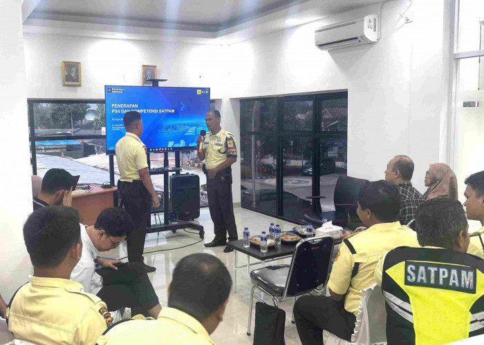 PLN UP3 Kotabumi Perkuat Kompetensi Satpam Melalui Refreshment Pelatihan