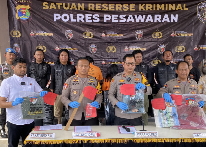 Sat Reskrim Polres Pesawaran Berhasil Ungkap Penemuan Mayat di Binong