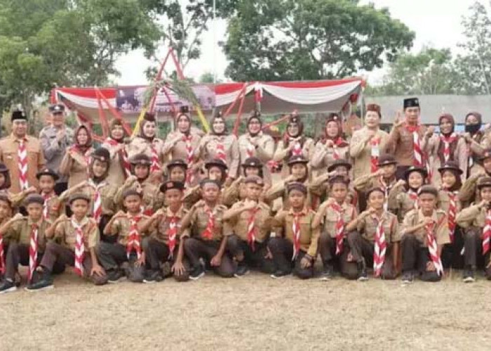 Ketua Kwarcab Lampung Selatan Buka Lomba Keterampilan Kepramukaan dan Giat Prestasi di Merbau Mataram