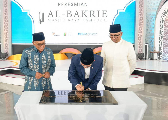 Masjid Raya Al-Bakrie Lampung Diresmikan: Ikon Baru Menyatukan Iman, Budaya, dan Sosial 