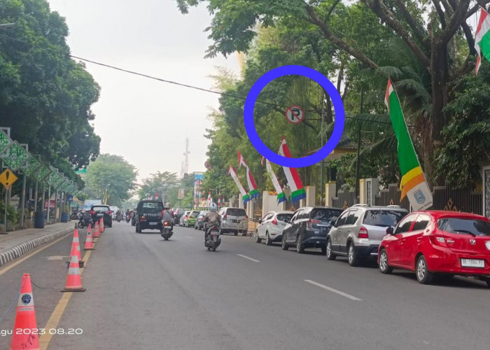 Kawasan Sekitar Rumdis Wali Kota Metro Disinggahi Mobil Parkir Liar