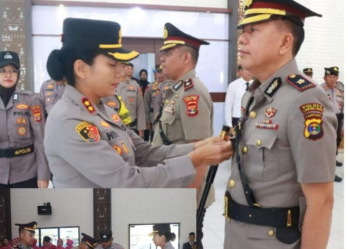 Kapolres Lamtim Pimpin Sertijab Wakapolres, Dua Kasat dan 3 Kapolsek