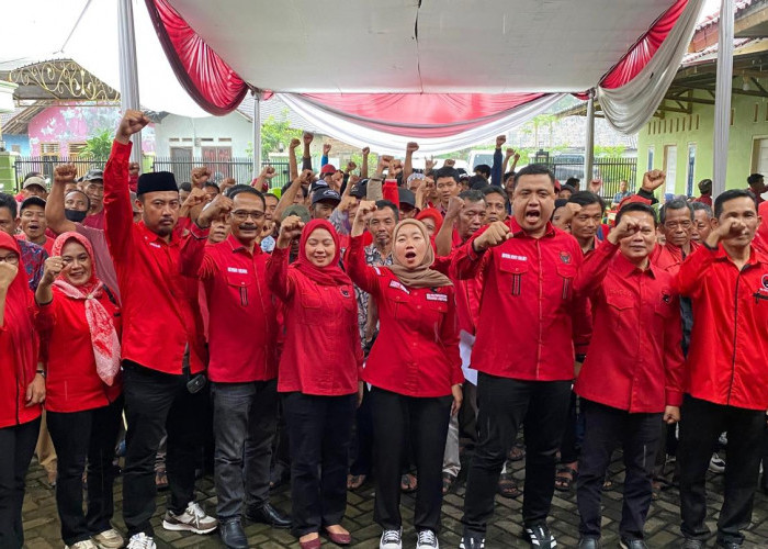 Sah! Pengurus Ranting PDI Perjuangan dari 26 Desa di Kecamatan Natar Resmi Dilantik