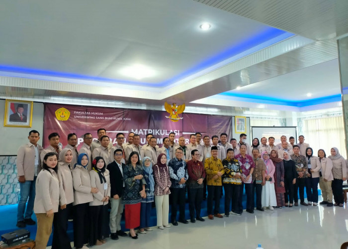 Matrikulasi Magister Hukum Universitas Saburai, Rektor Dorong Mahasiswa Jadi Pemikir Hukum