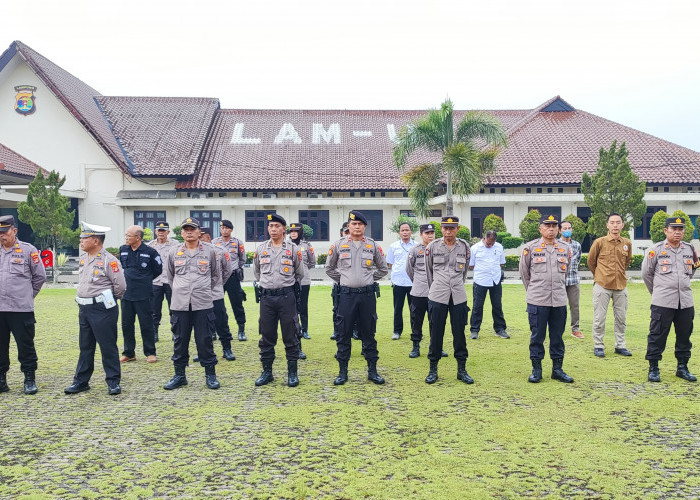 May Day, Polres Lampung Utara Siagakan Personel