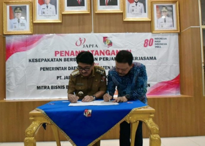 Pemkab Lampura dan PT Japfa Comfeed Teken Kerjasama  Budidaya Peternakan dan Perikanan 