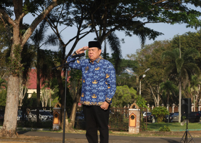 Wabup Lamtim Azwar Hadi Pimpin Upacara Peringatan Hari Otonomi Daerah ke 30 