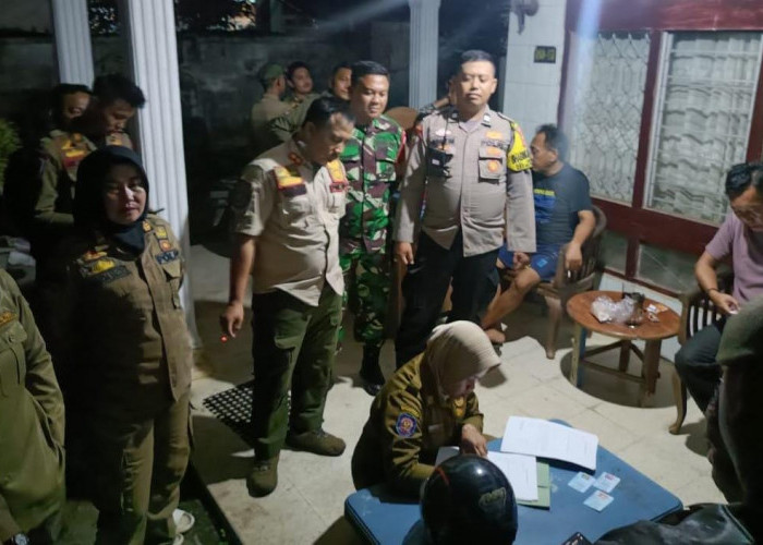 Tim Gabungan Pemkot Metro dan TNI-Polri Razia Area Kost Jelang Ramadan