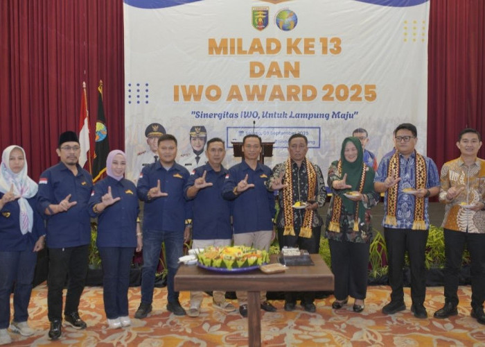 IWO Lampung Rayakan Milad ke-13: Teguhkan Sinergitas Menuju Lampung Maju 