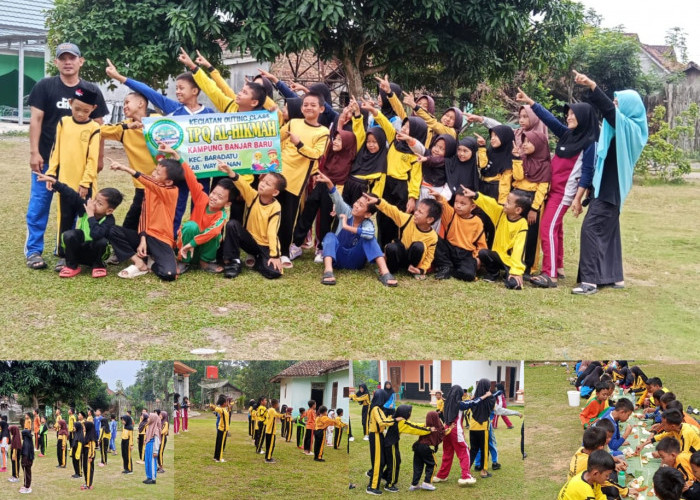 Serunya Outing Class TPQ Al Hikmah Bermain di Alam hingga Nyeruit Bareng Santri 