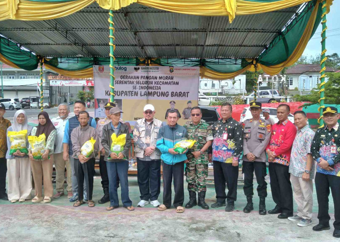 Pemkab Lambar Turut Serta Dalam Gerakan Pangan Murah Serentak