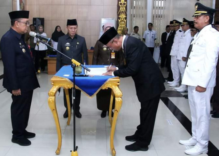 126 Pejabat Esselon Lingkup Pemkab Lampung Utara Diambil Sumpah Jabatan