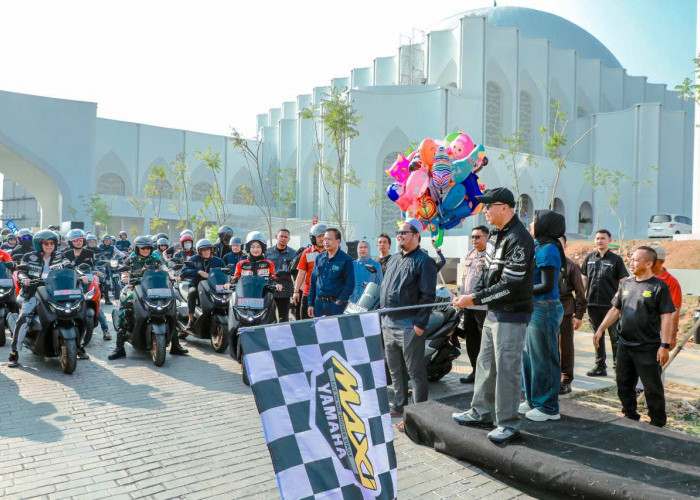 Bersama Komunitas Ojol , Gubernur Lampung Kampanyekan Safety Riding